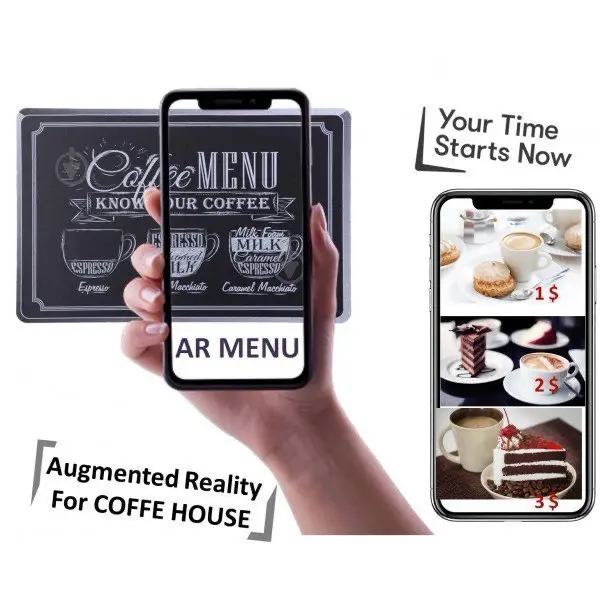 interactive menu for coffe shop